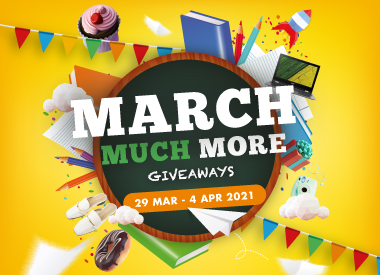 Eastpoint Mall - March Much More Facebook Giveaways